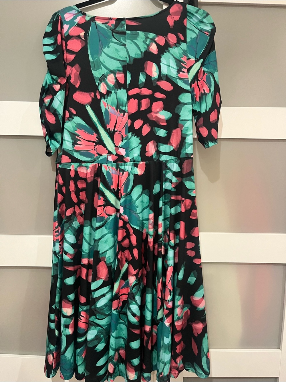 torrid Black and Pink Floral Dress - Picture 2 of 4